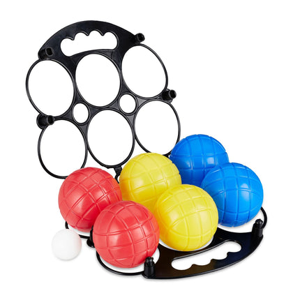 Bocce game with 6 balls