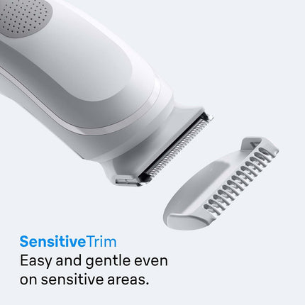 Body Groomer, Gentle Grey, Cordless Use