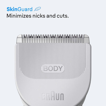 Body Groomer, Gentle Grey, Cordless Use