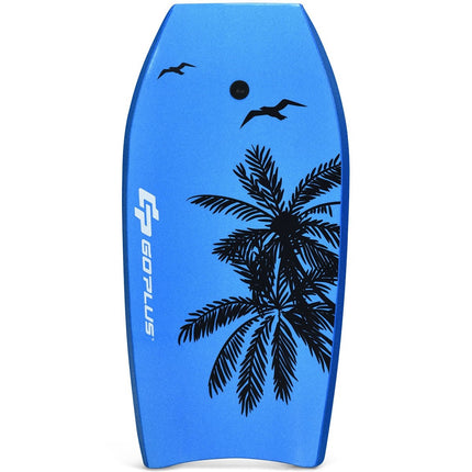 Bodyboard leichtes Strand-Schwimmbrett für Kinder &amp; Erwachsene 106cm Blau