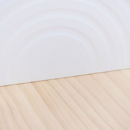 Boho Wall Shelves, Set of 2 – White & Natural Pine