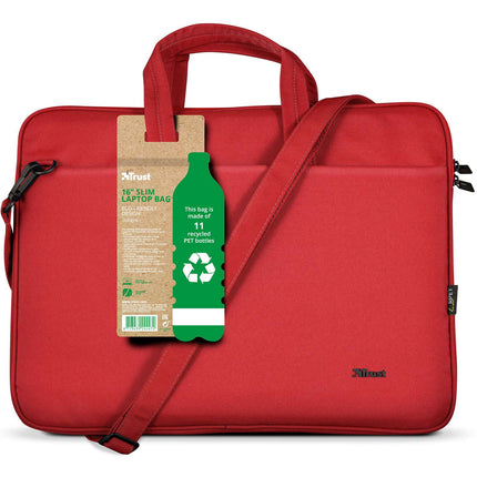 Sacoche pour ordinateur portable Bologna 16" écologique rouge