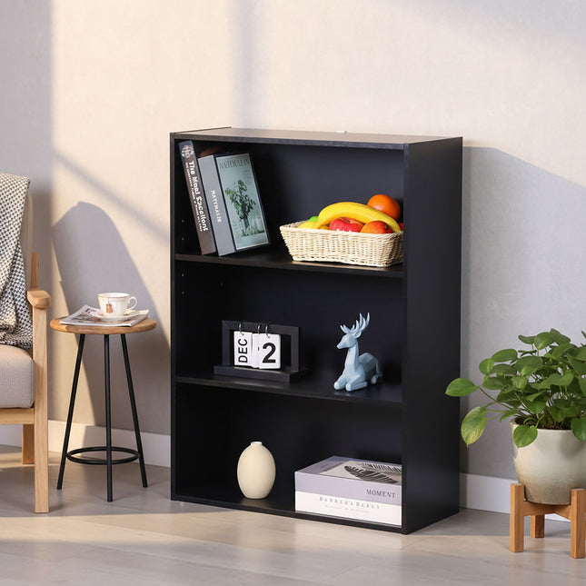 Bookcase with Adjustable Shelves, Freestanding Storage