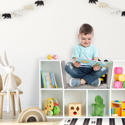 Bücherregal mit Sitzkissen