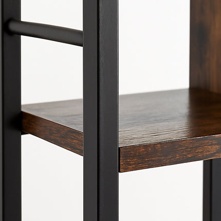 Bookcase with Storage Unit – 3 Shelves, Base Cabinet