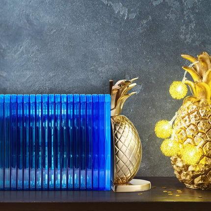 Zarážka na knihy ananas, sada 2 ks