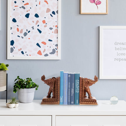 Bookend elephant set of 2