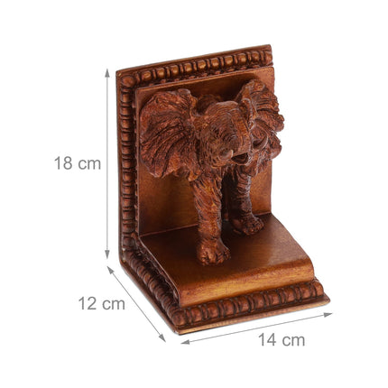 Bookend elephant set of 2