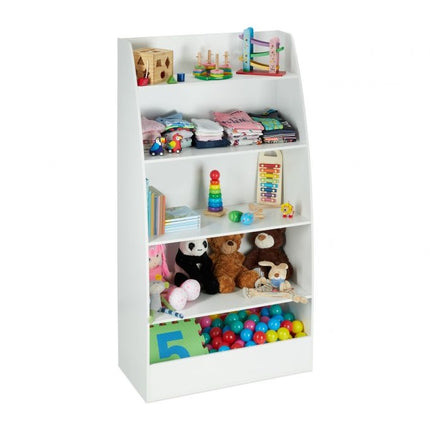 Bibliothèque pour enfants blanche