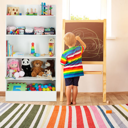 Bibliothèque pour enfants blanche