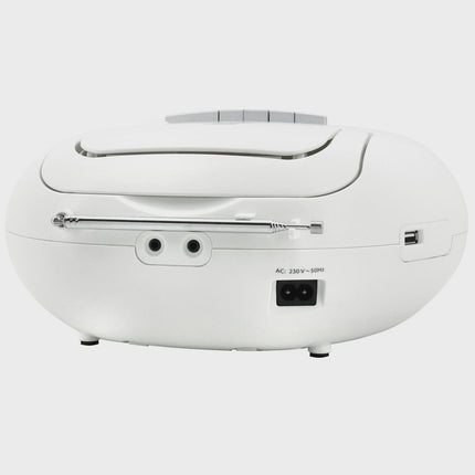 Boombox CD/MP3-Player mit DAB+/UKW-Radio, USB, Kassette