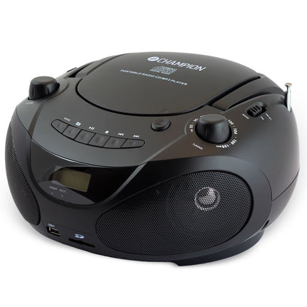 Boombox CD/Radio/MP3/USB Schwarz