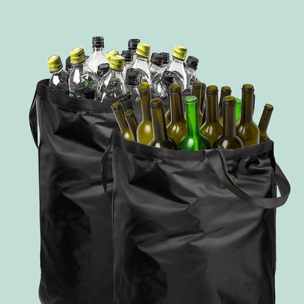 Bottle Collector with 2 Removable Bags, 160L Capacity