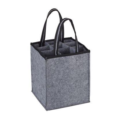 Sac à bouteilles pour 9 bouteilles en feutre