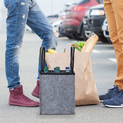Sac à bouteilles pour 9 bouteilles en feutre
