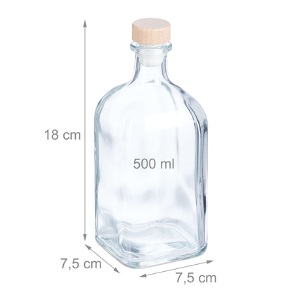Lahvičky k doplňování 6 ks 500 ml