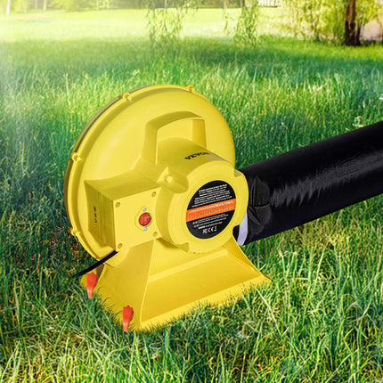 Bounce House Inflatable Blower, 870–950W 2-Speed, Yellow