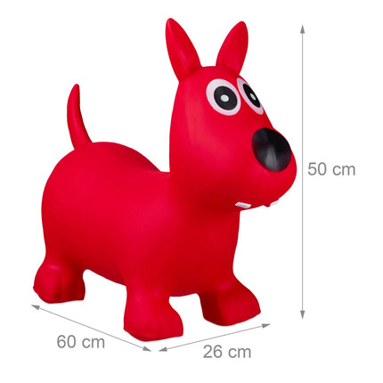 Bouncing animal dog