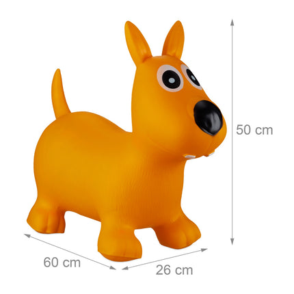 Bouncing animal dog