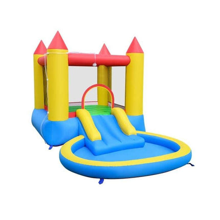 Bouncy Castle with Water Slide and Paddling Pool, 50 Balls, 3-12 Years