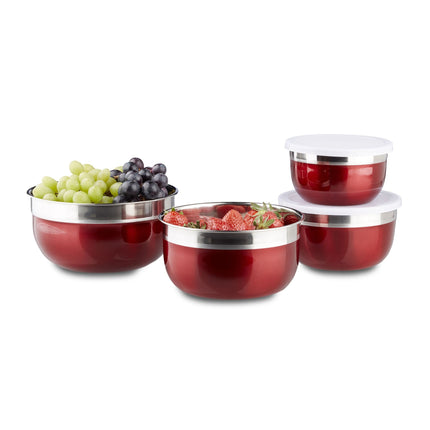 Bowl set with lid 4 parts