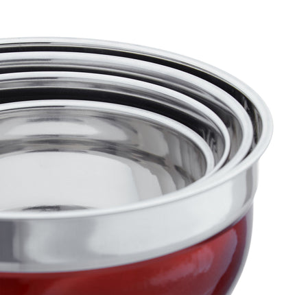 Bowl set with lid 4 parts