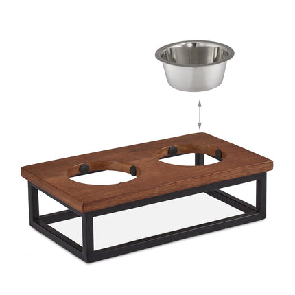 Bowl stand with holder