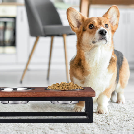 Bowl stand with holder