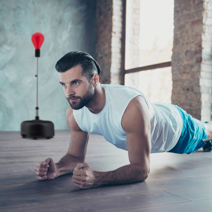 Boxing ball on stand
