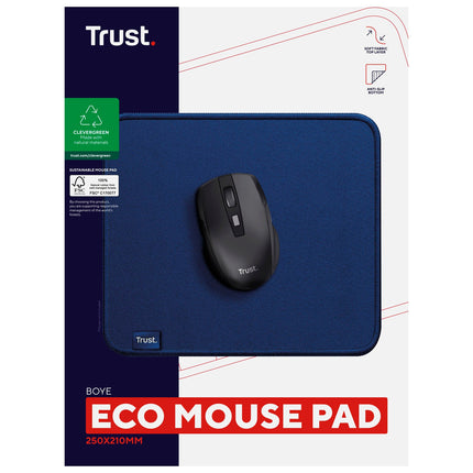 Boye Mousepad aus 100% Recyclingmaterial Eco Blue