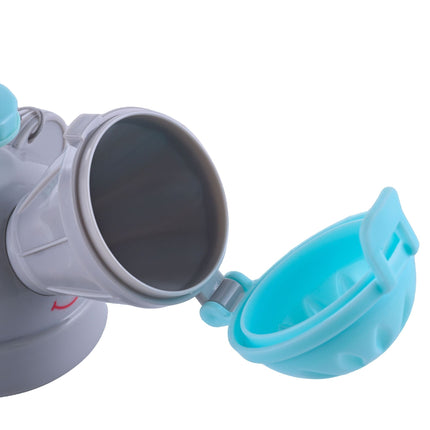 Boys' Frog Urinal Set with Travel Bottle, Green & Blue