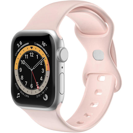 Řemínek pro Apple Watch 38/40/41mm silikonový růžový