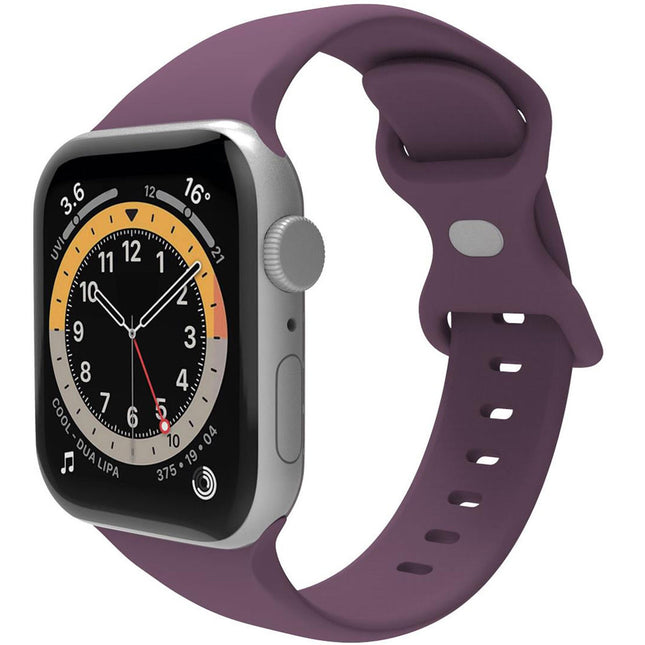 Armband für Apple Watch 38/40/41mm Silikon Lila