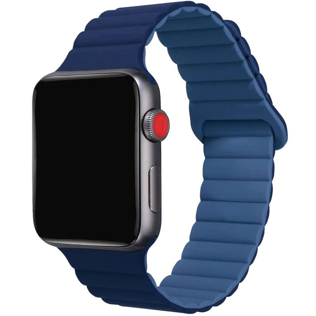 Armband für Apple Watch 42/44/45 mm Magnetisch Blau