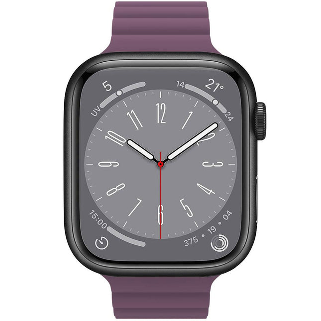 Armband für Apple Watch 42/44/45 mm, magnetisch, Lila