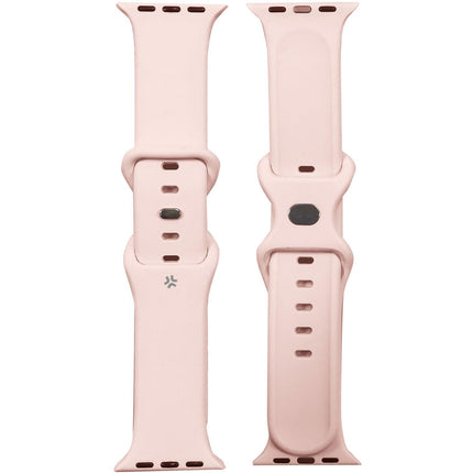 Armband für Apple Watch 42/44/45mm Silikon Rosa