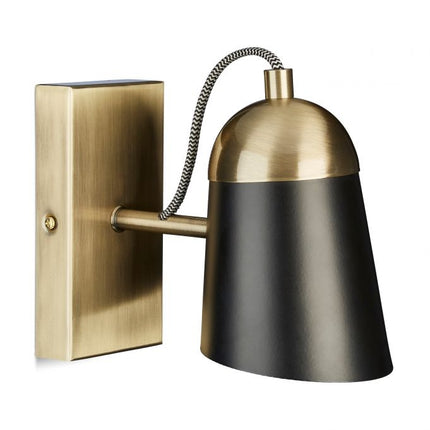 Brass wall lamp