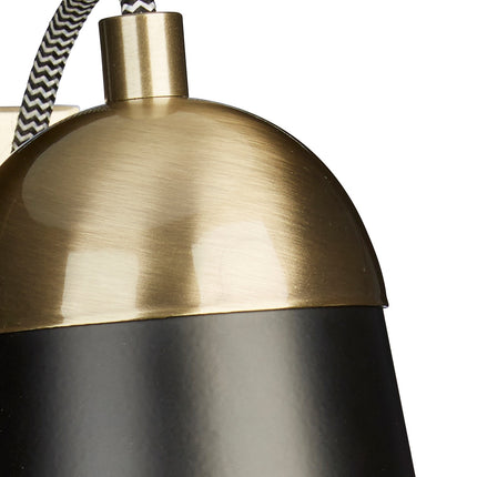 Brass wall lamp