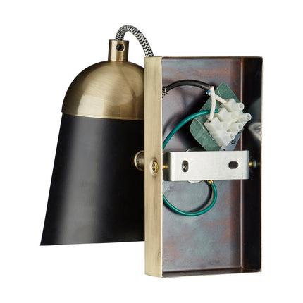 Brass wall lamp