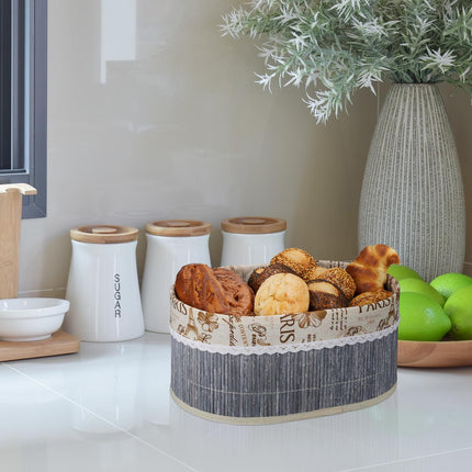 Bread basket Paris in grey