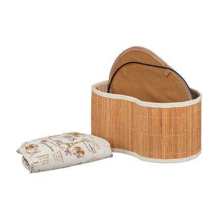 Bread basket in bamboo Paris