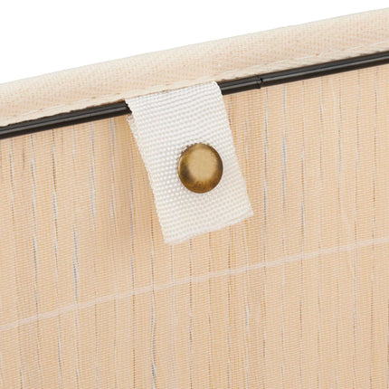 Bread basket in bamboo, floral