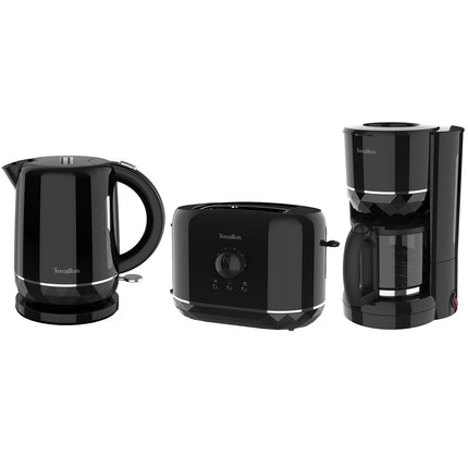 Frühstücksset, Diamond Series, Schwarz