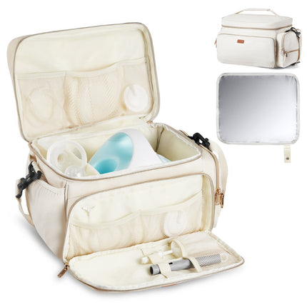 Breast Pump Bag, Insulated Storage, Waterproof Mat