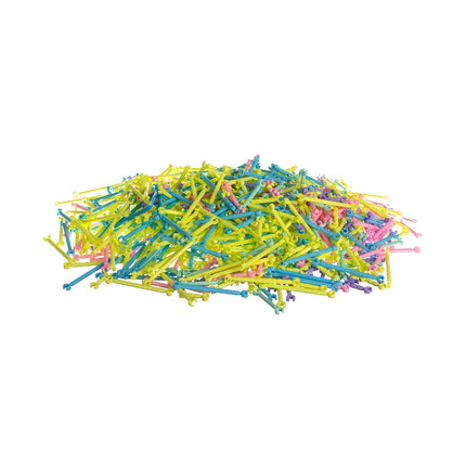 Bricks - straws - construction figures - 1000 pcs