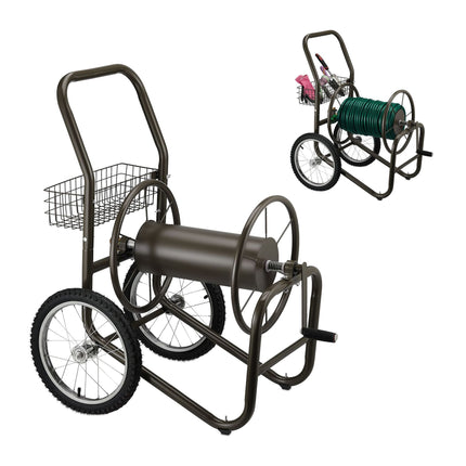 Brown Hose Trolley with Basket