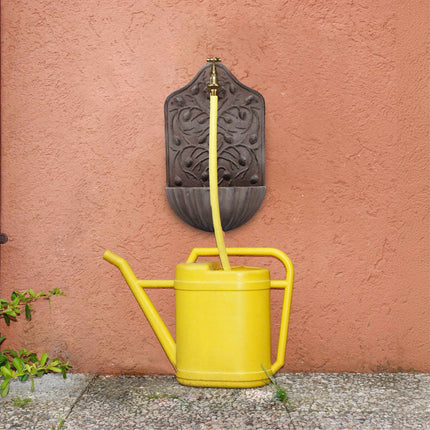 Brown wall fountain