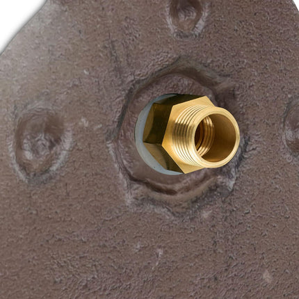 Brown wall fountain