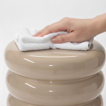 Bubble Design Iron Side Table and Stool