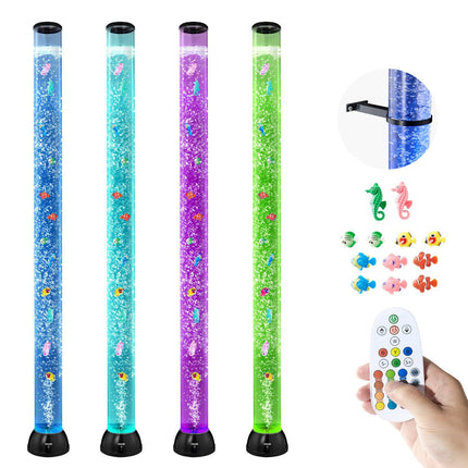 Bubble Tube Lamp, 150 cm, 16-Color, Remote Control